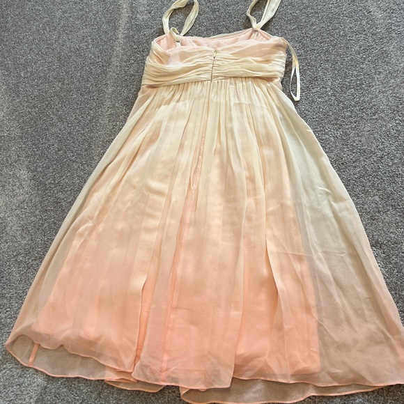 BCBGMaxAzria Silk Pink Ombré Dress - Picture 4 of 11
